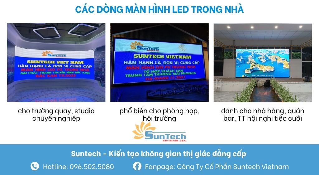 Màn hình led hà giang trong nhà