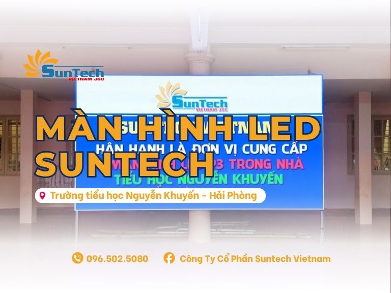 màn hình led trường học