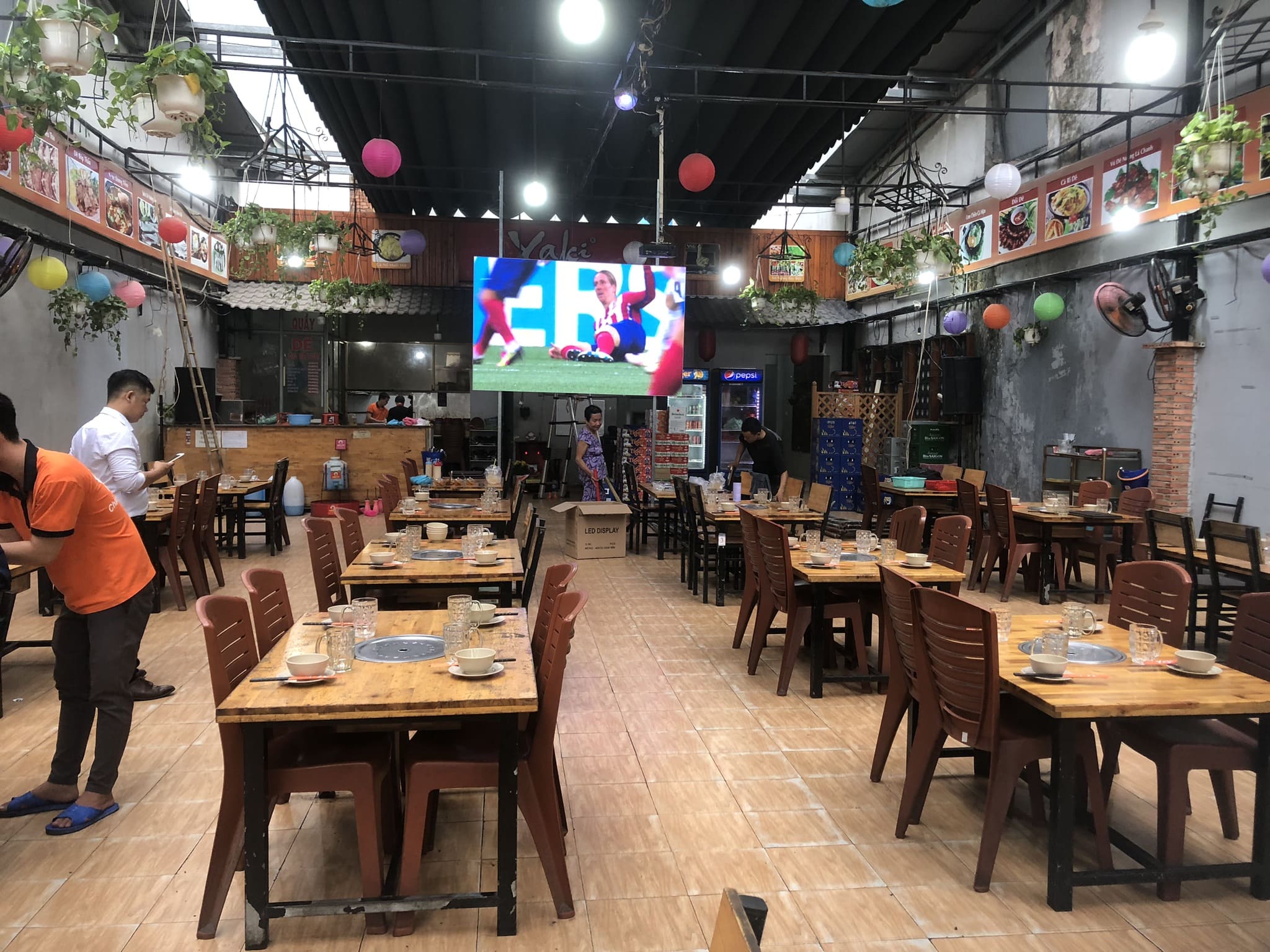 màn hình led xem bóng đá