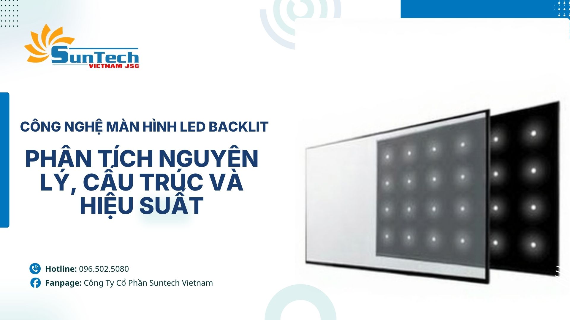 Phân tích nguyên lý, cấu trúc và hiệu suất hiển thị