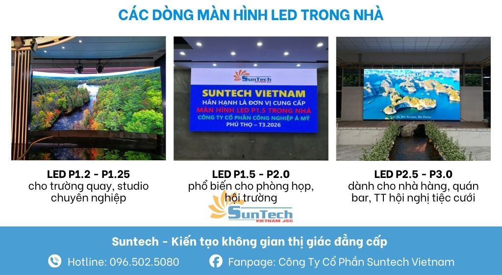 Màn hình LED Quảng Ninh - Màn hình LED Trong nhà