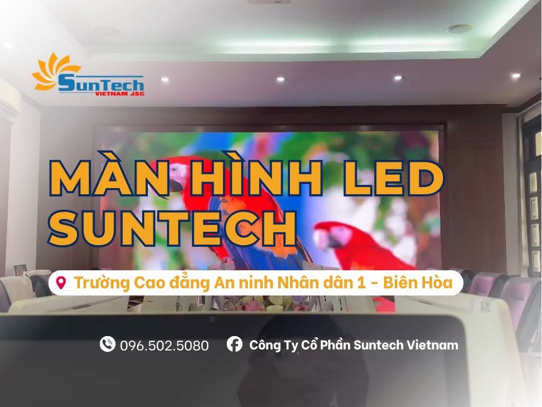 Màn hình LED Phòng họp CĐ An ninh Nhân dân - Biên Hòa