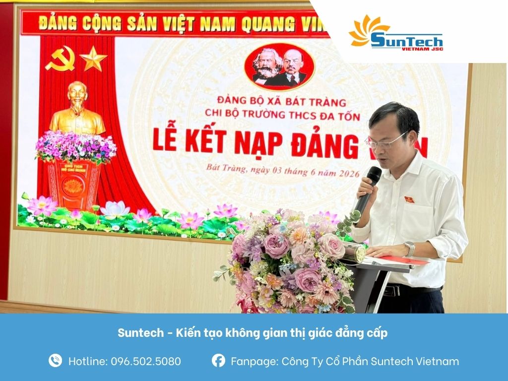 Màn hình LED trong nhà trường học