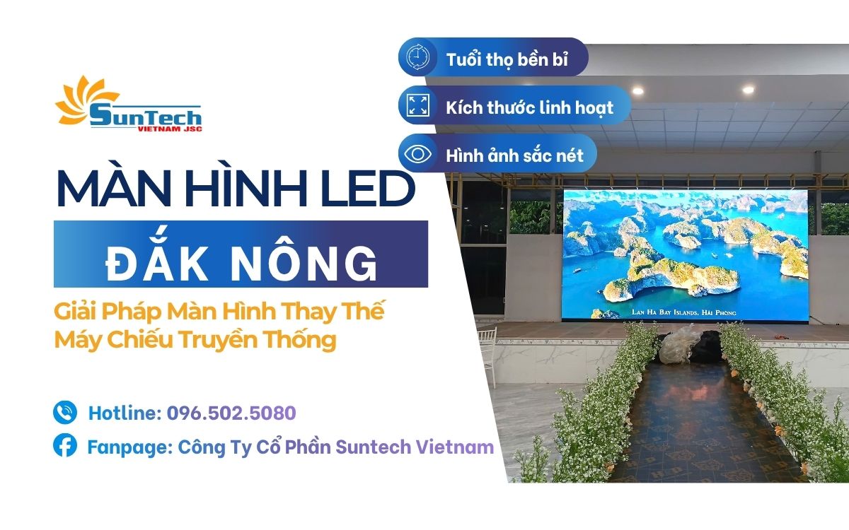 lắp đặt Màn hình LED đắk nông