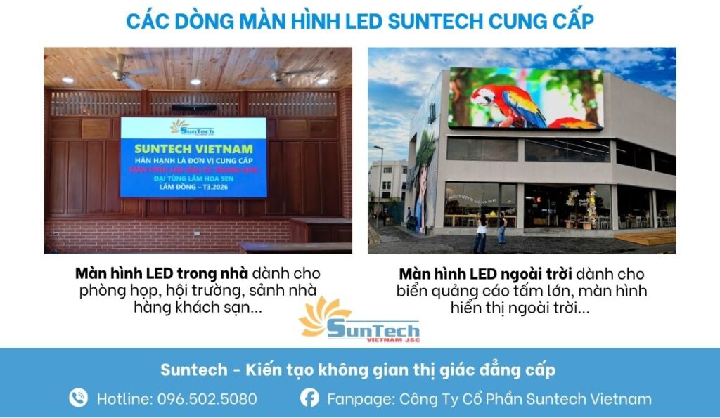 các loại màn hình led lâm đồng
