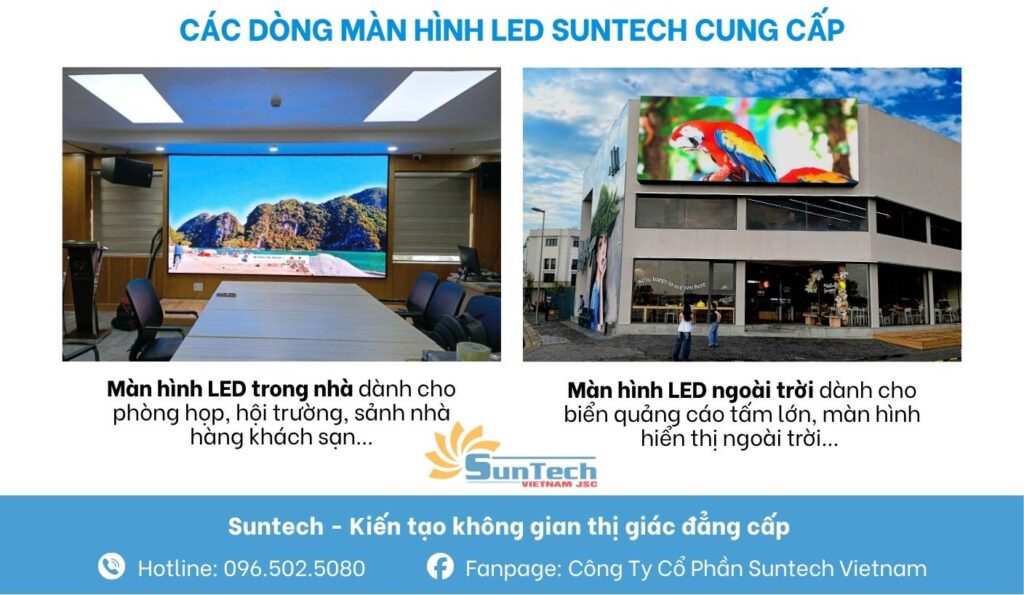 các loại màn led mà suntech cung cấp