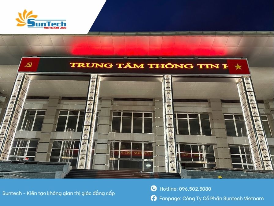 công trình màn hình led ngoài trời tỉnh hưng yên