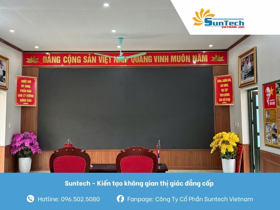 lắp đặt màn hình led cửa khẩu thanh thủy
