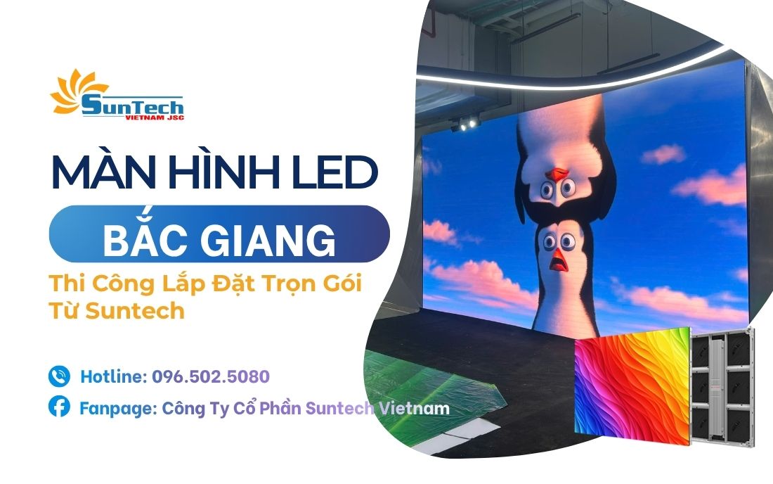 lắp đặt màn hình led bắc giang