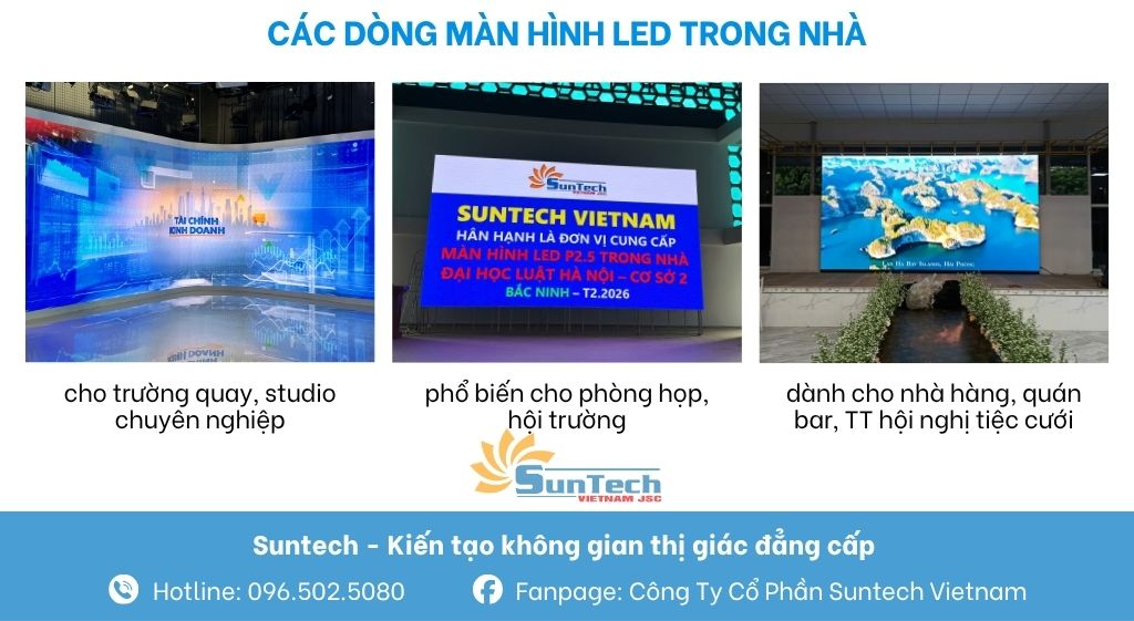 Màn hình LED Bắc Ninh trong nhà