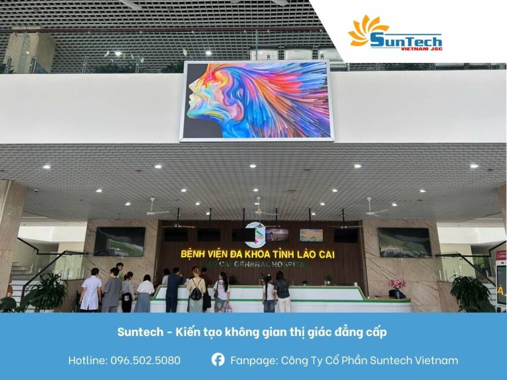 màn hình led bệnh viện đa khoa lào cai 2