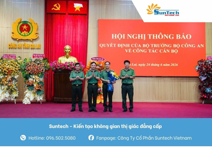 màn hình led công an gia lai