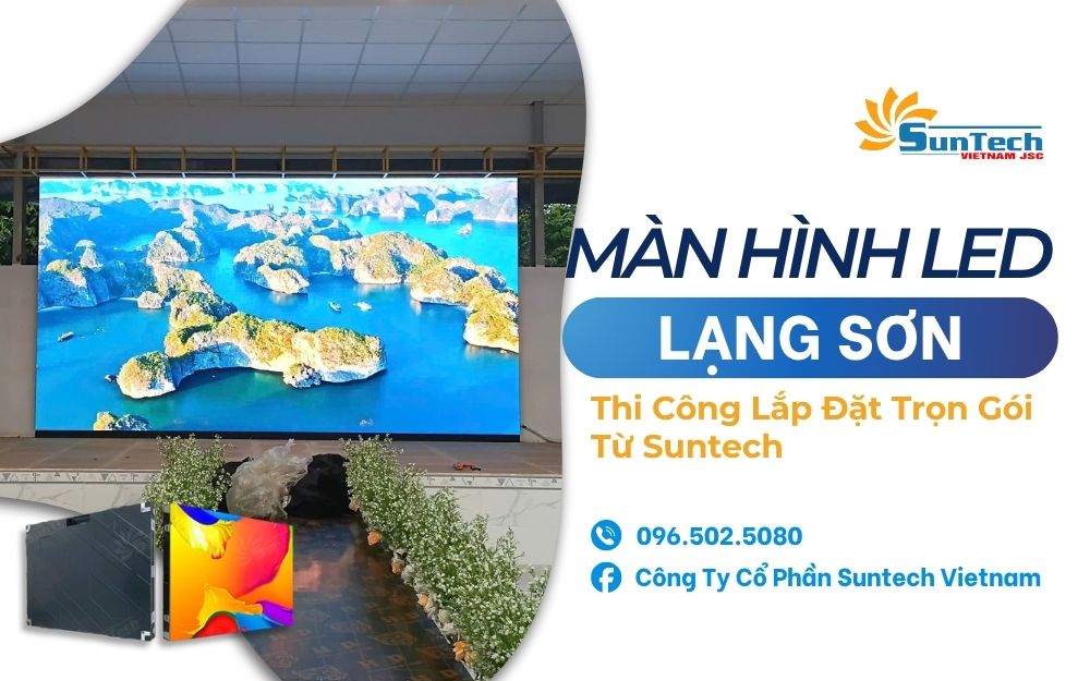 lắp đặt thi công màn hình led lạng sơn