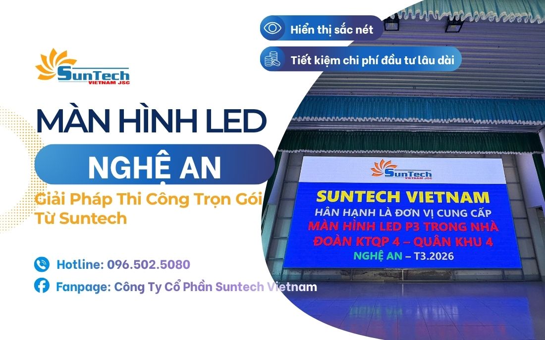 lắp đặt màn hình led nghệ an