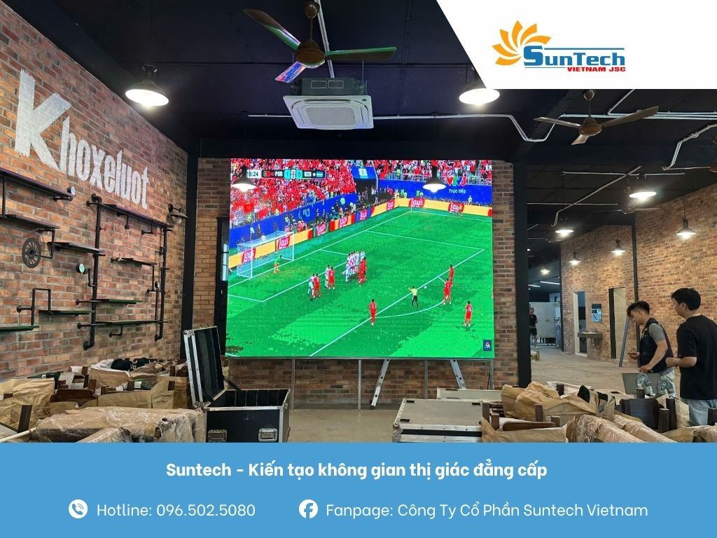 màn hình led nhà hàng tesco