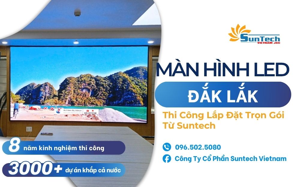 lắp đặt màn hình led đắk lắk